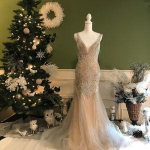 Prom Evening formal mermaid ball gown dress